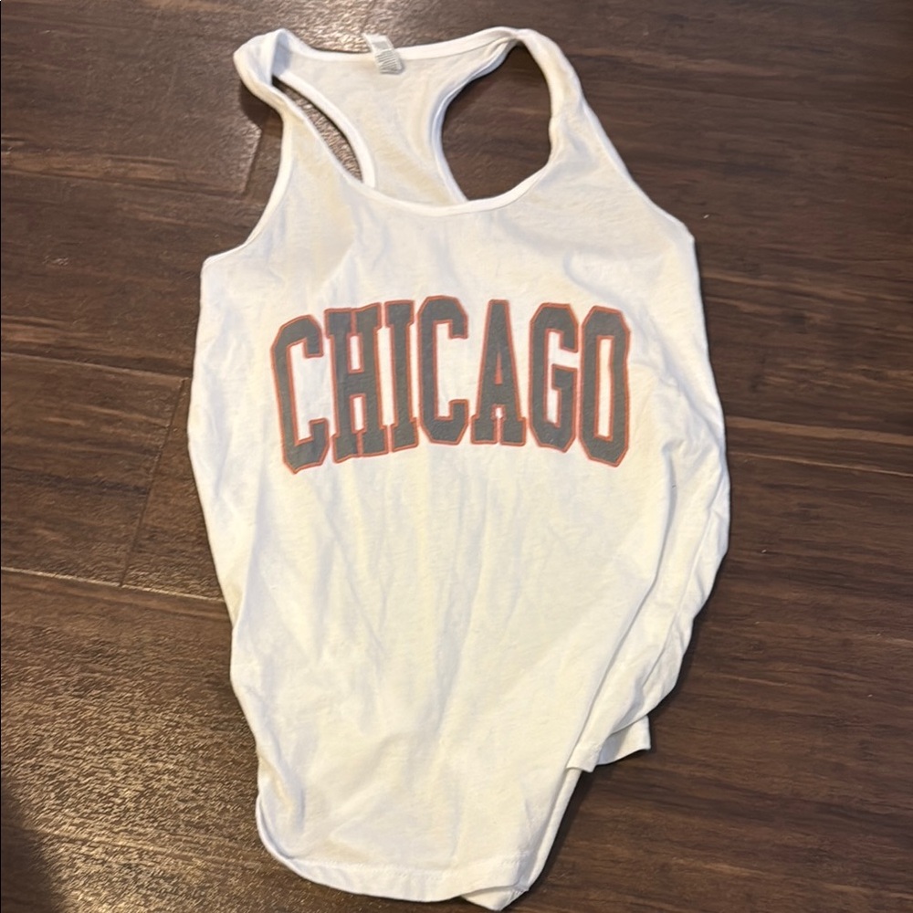 Next Level Apparel White Chicago Tank Top